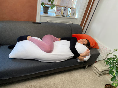 150cm, Luksus Body Pillow med Bambus Cover og Memory Foam