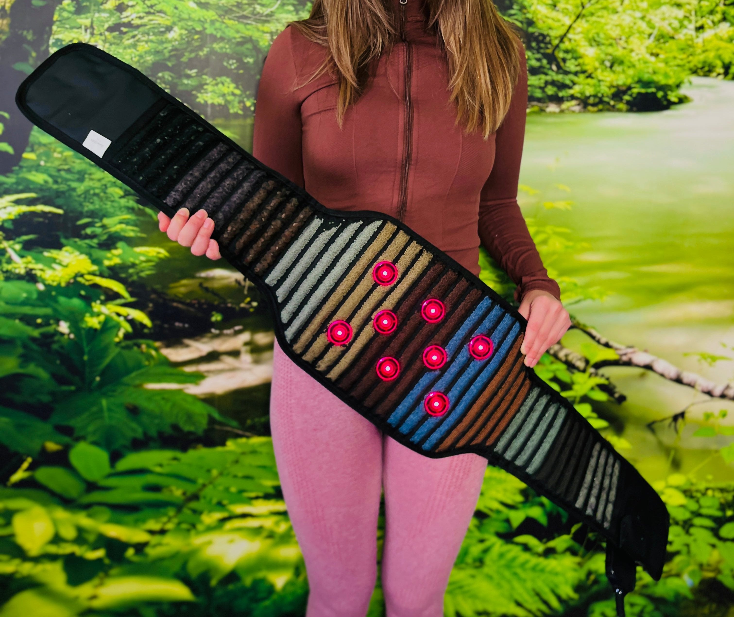 PEMF LUKSUS INFRARØD BÆLTE TIL LÆNDESMERTER.