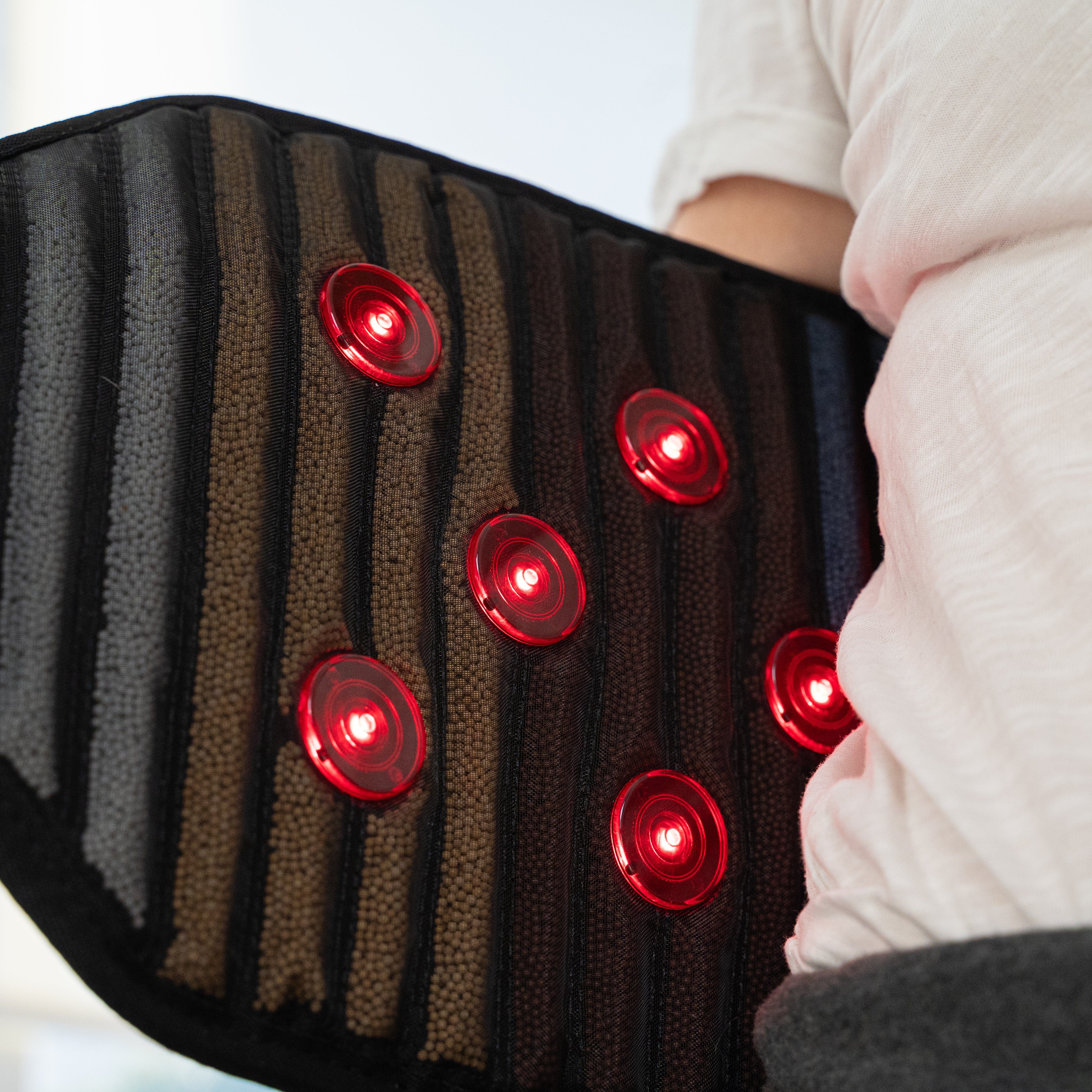 PEMF LUKSUS INFRARØD BÆLTE TIL LÆNDESMERTER.