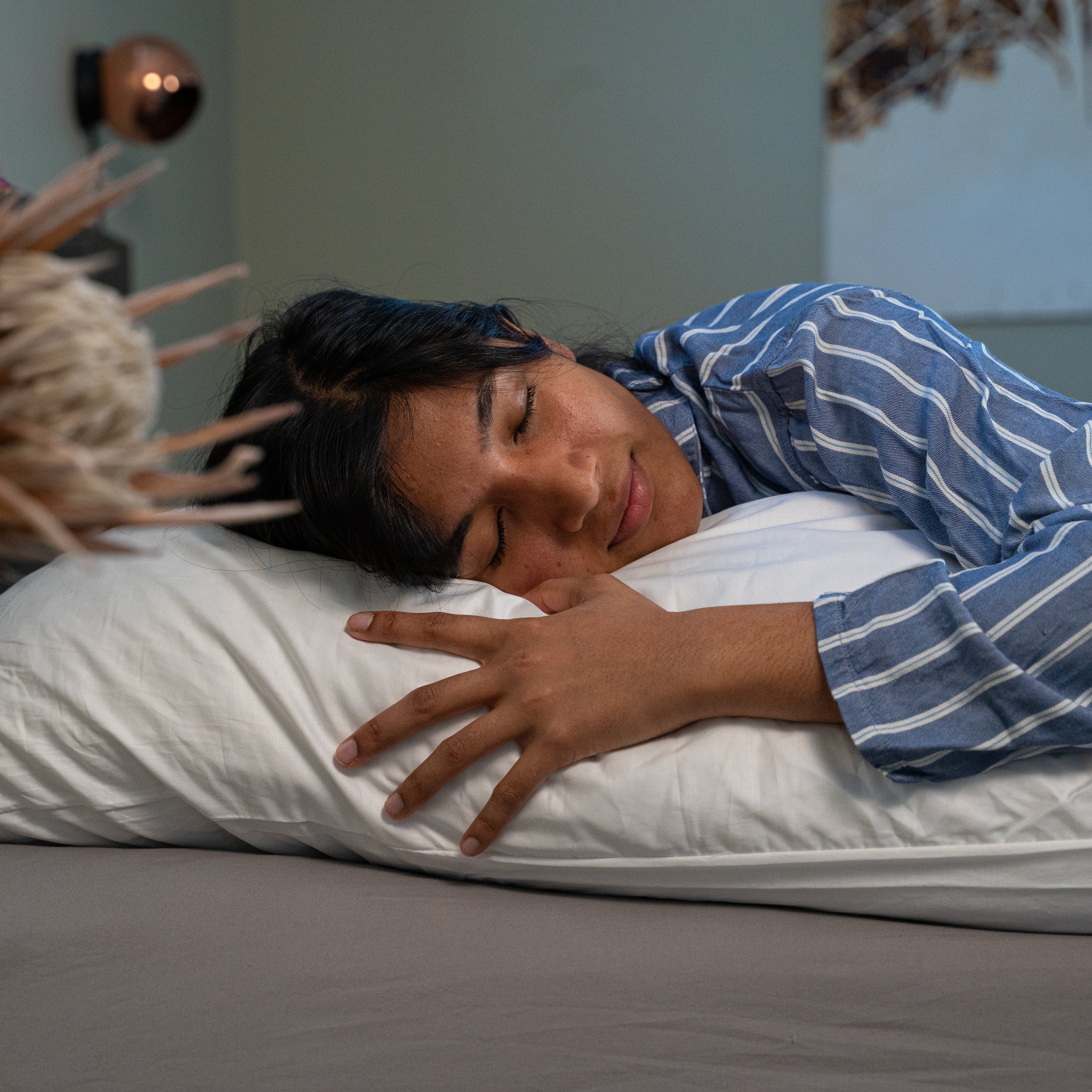 145 x 50 cm, Luksus Body Pillow med Bambus Cover og Memory Foam