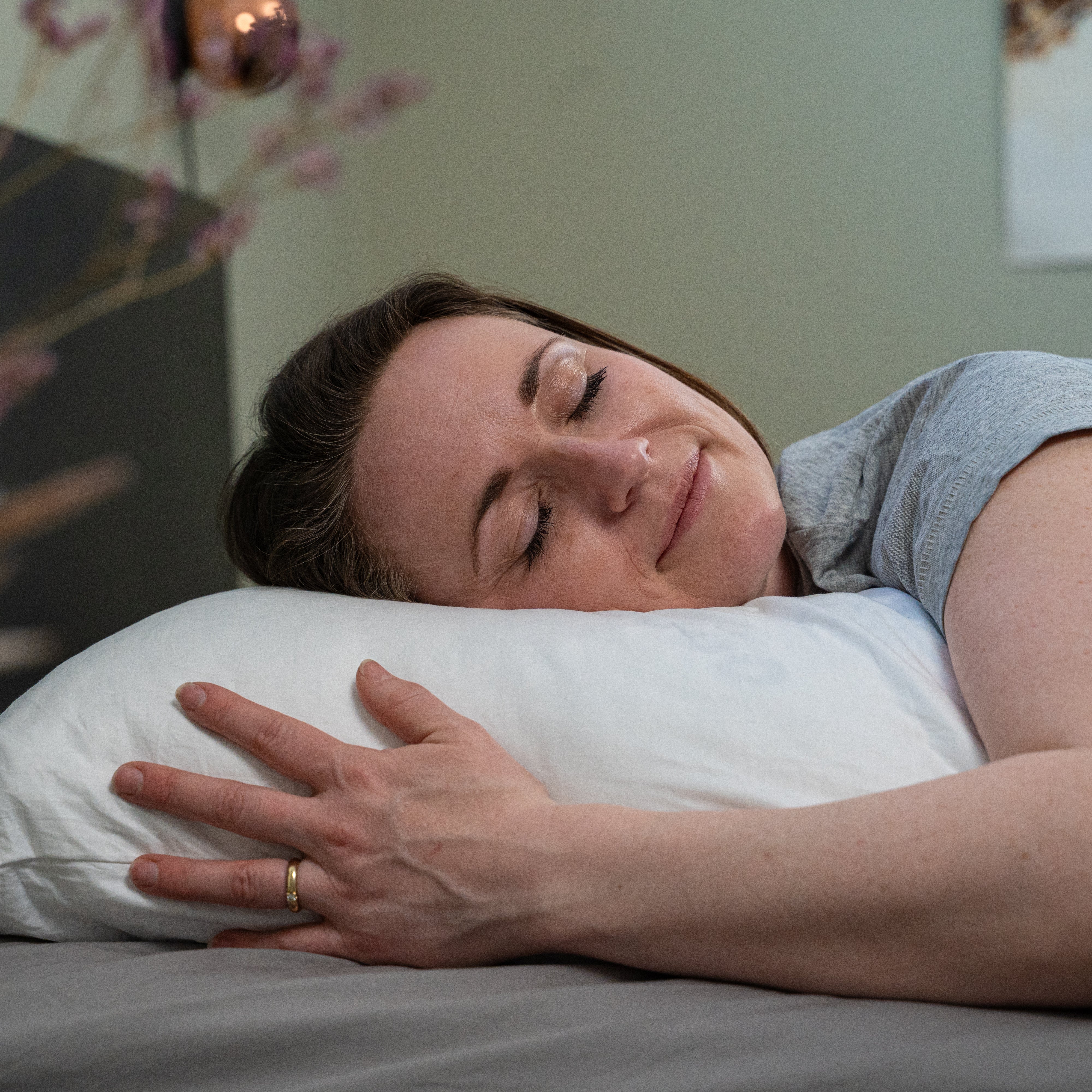 145 x 50 cm, Luksus Body Pillow med Bambus Cover og Memory Foam